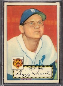 1952 Topps #39 Dizzy Trout Baseball Card