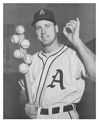 1952 Topps #31 Gus Zernial Original B&W Photo