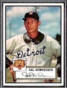 1952 Topps Hal Newhouser Card Front