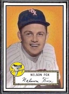 1952 Topps Nellie Fox Card Front