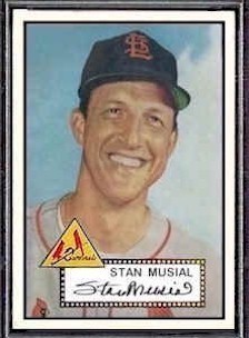 1952 Topps Stan Musial Card Front