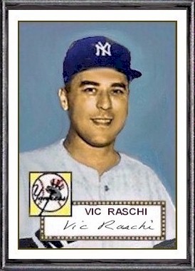 1952 Topps Vic Raschi Card Front