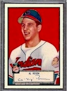 1952 Topps #10 Al Rosen Baseball Card