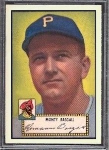 1952 Topps #12 Monty Basgall Baseball Card