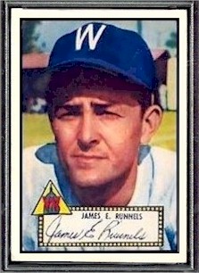 1952 Topps #2 James (Pete) Runnels Card