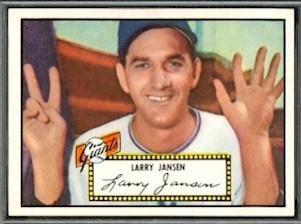 1952 Topps #5 Larry Jansen Card
